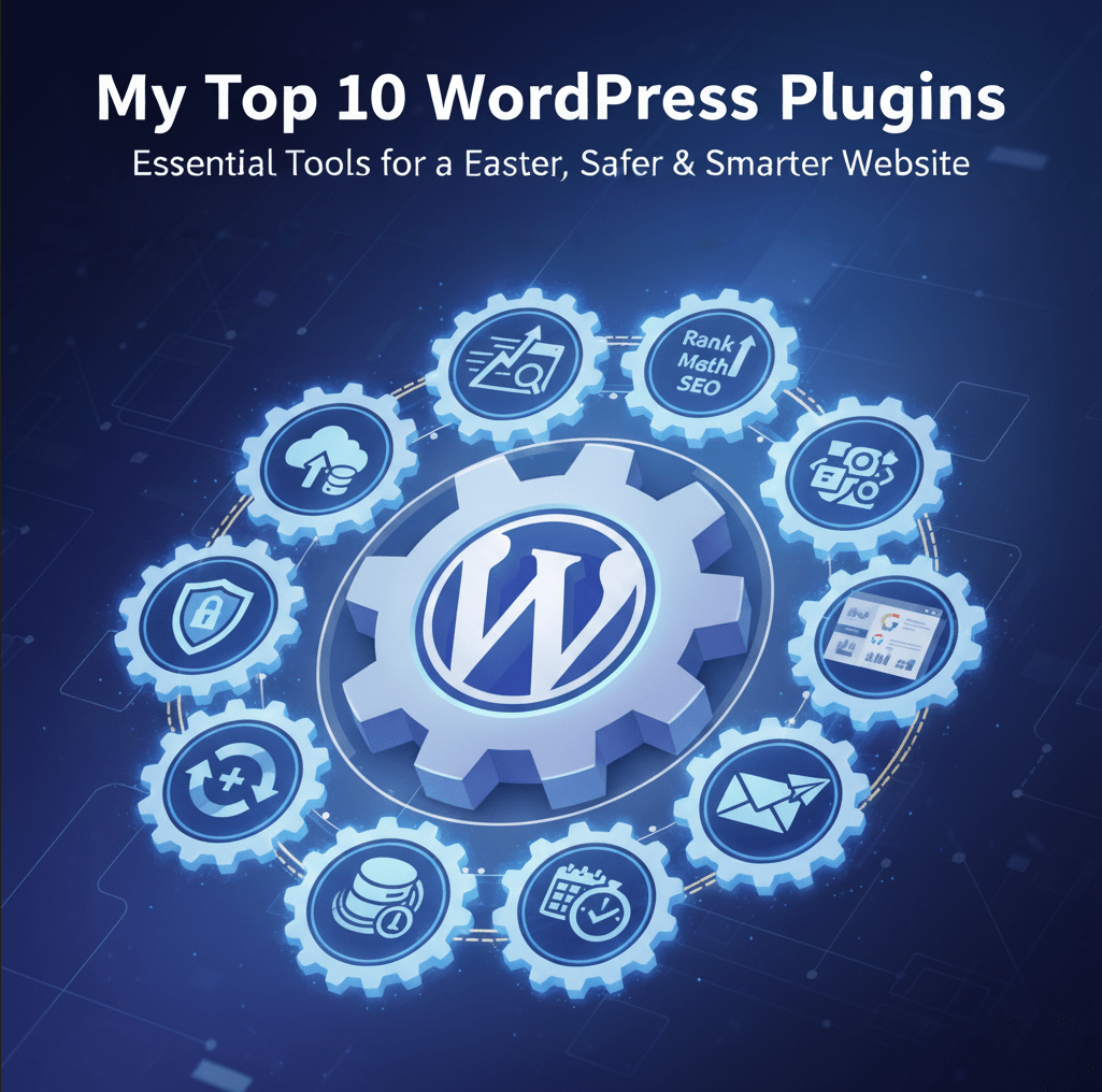 My Top 10 WordPress Plugins for a Faster, Safer, and Smarter Website